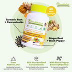 GoodlifePick Premium Turmeric Curcumin Capsules with Ginger & Black