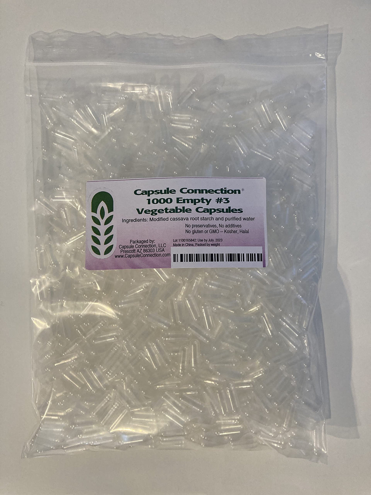 Capsule Connection #3 Vegetarian Capsules - 1000 Count