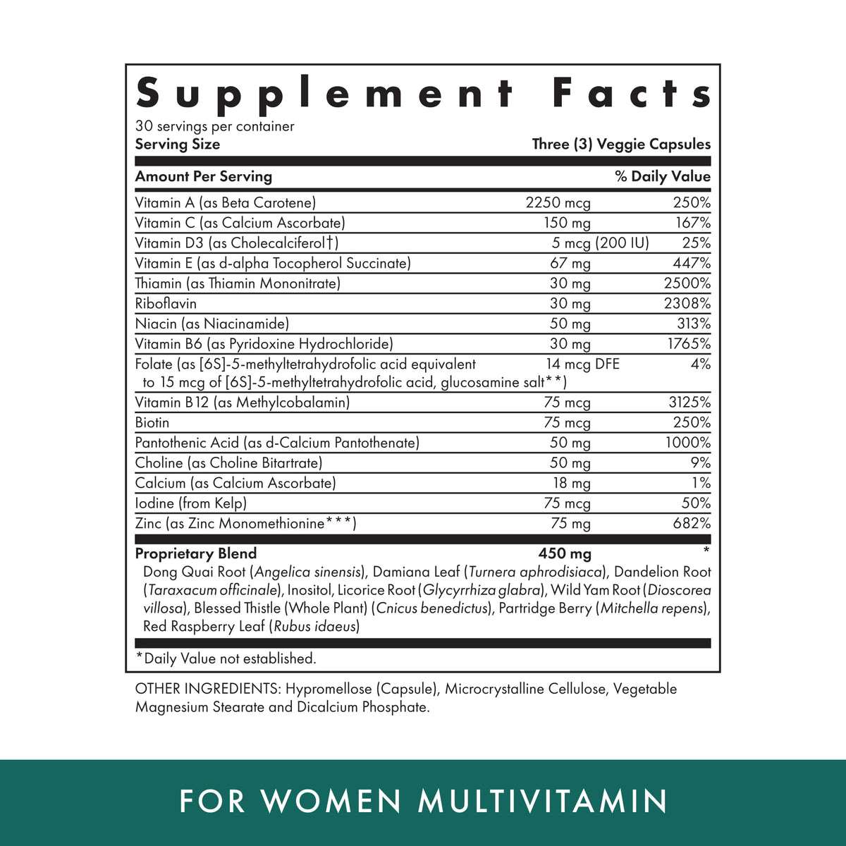 Michael's Health Naturopathic Programs For Women Multivitamin - 90 Capsules - image 2