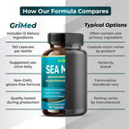 GriMed Sea Moss Complex 9-in-1 with Bladderwrack - 150 Capsules - image 6