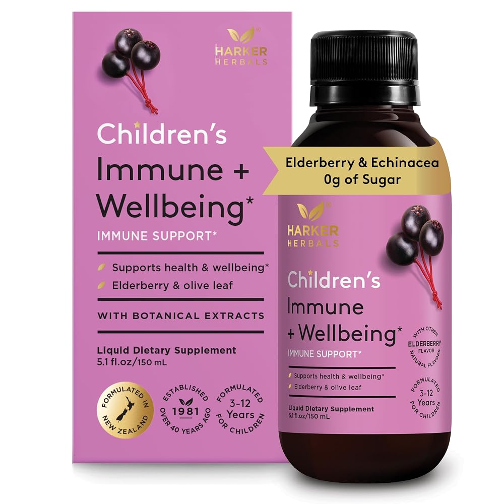 Harker Herbals Children's Liquid Herbal Syrup for Health and Wellbeing