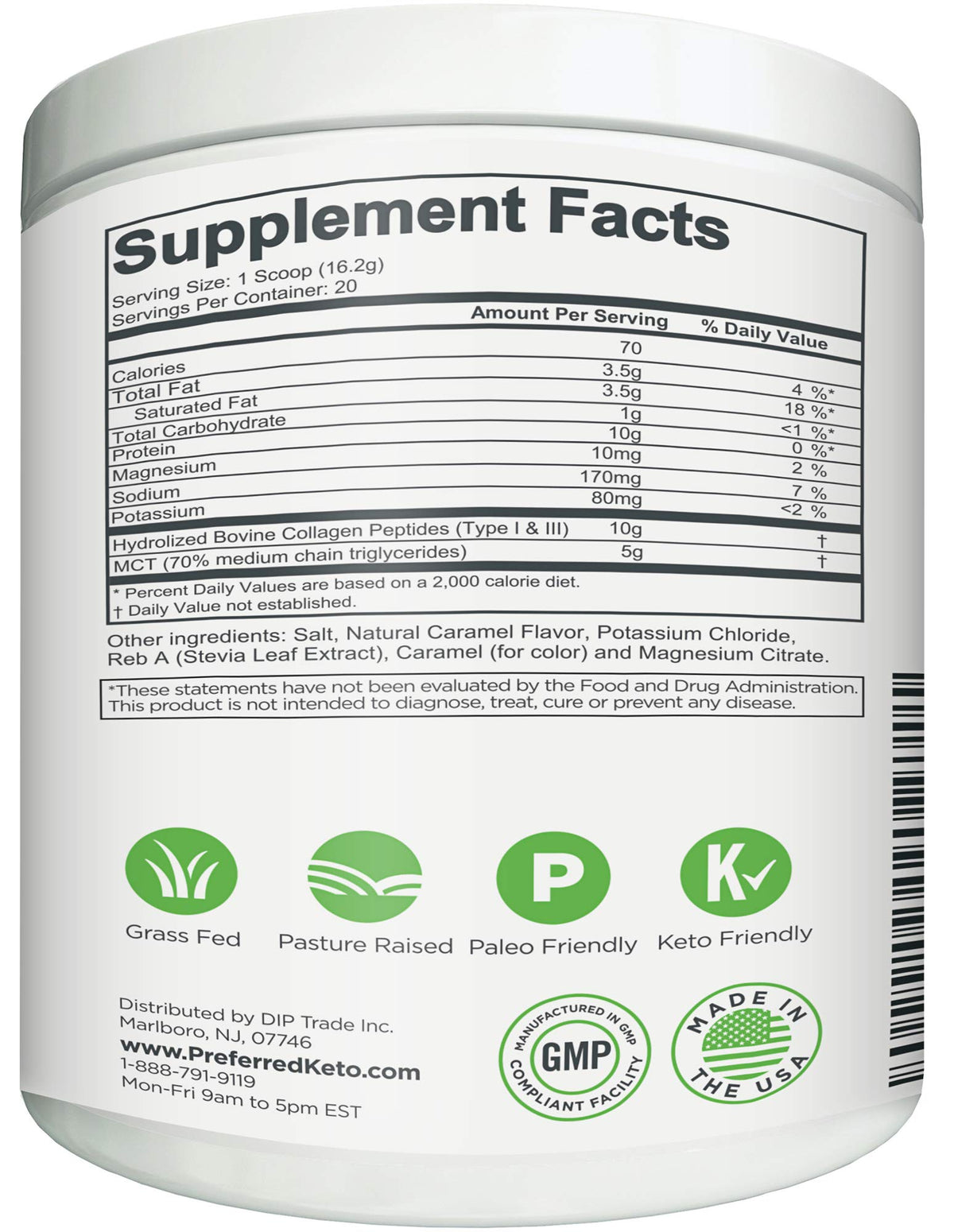Preferred Elements KEYTO Keto Collagen Protein with MCT Oil Powder - image 6