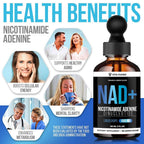 Vita Guard Pure NAD+ Liquid Drops 1000mg - 2 Fl Oz - image 4