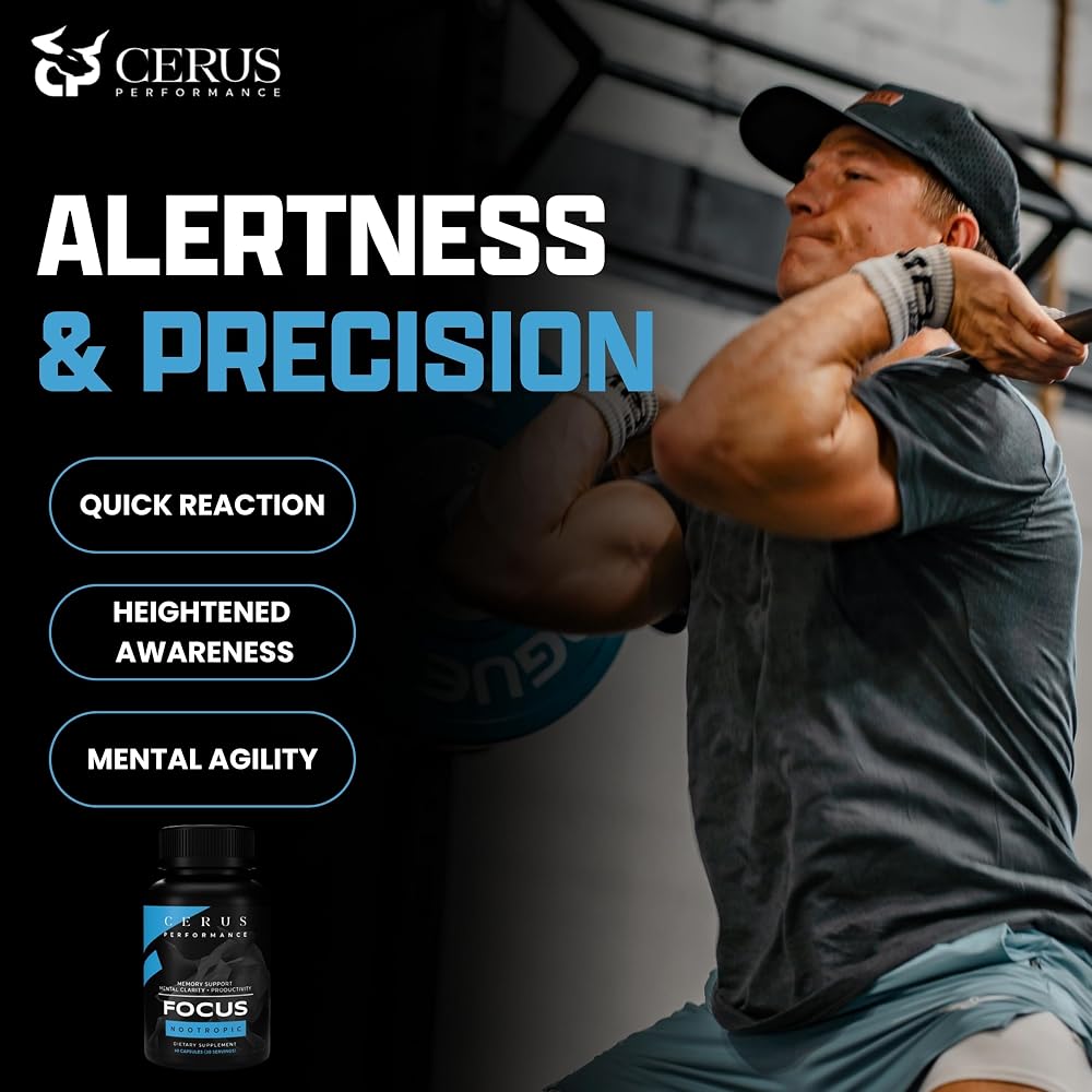 Cerus Performance Focus Nootropic - Mental Clarity & Memory - 60 Capsules - image 4