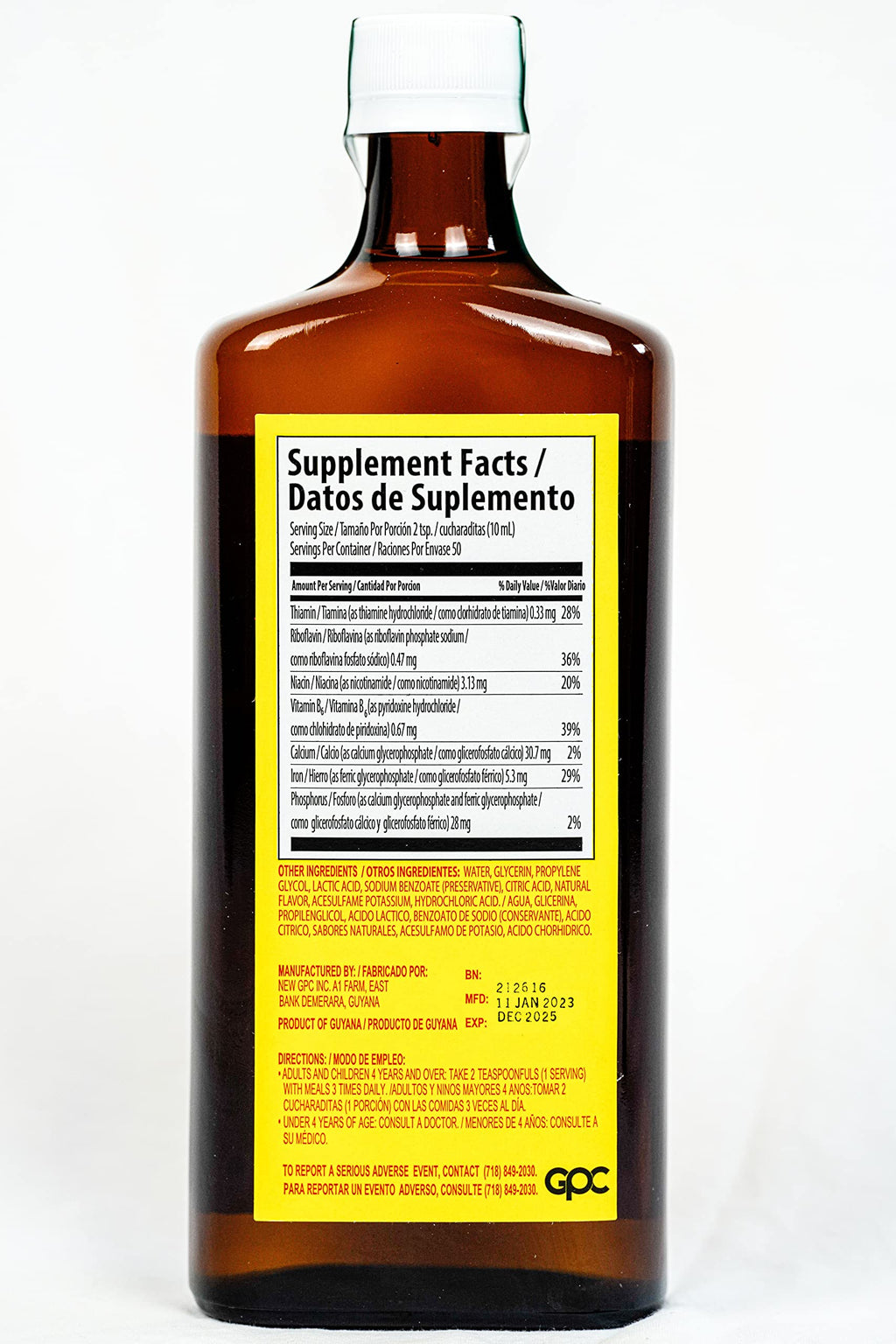 Nutrophos Liquid Vitamin and Mineral Supplement - 16.9 fl oz - image 3