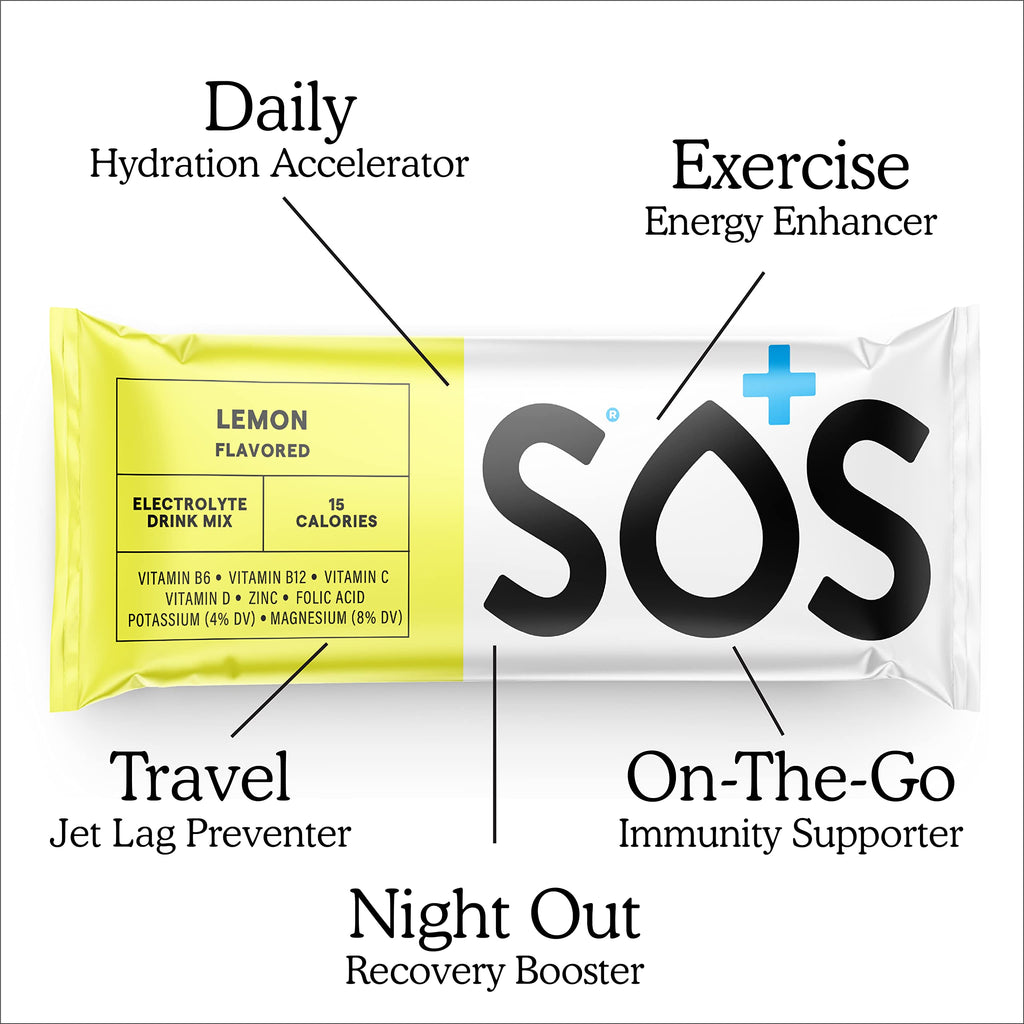 SOS Hydration Electrolyte Powder Sticks