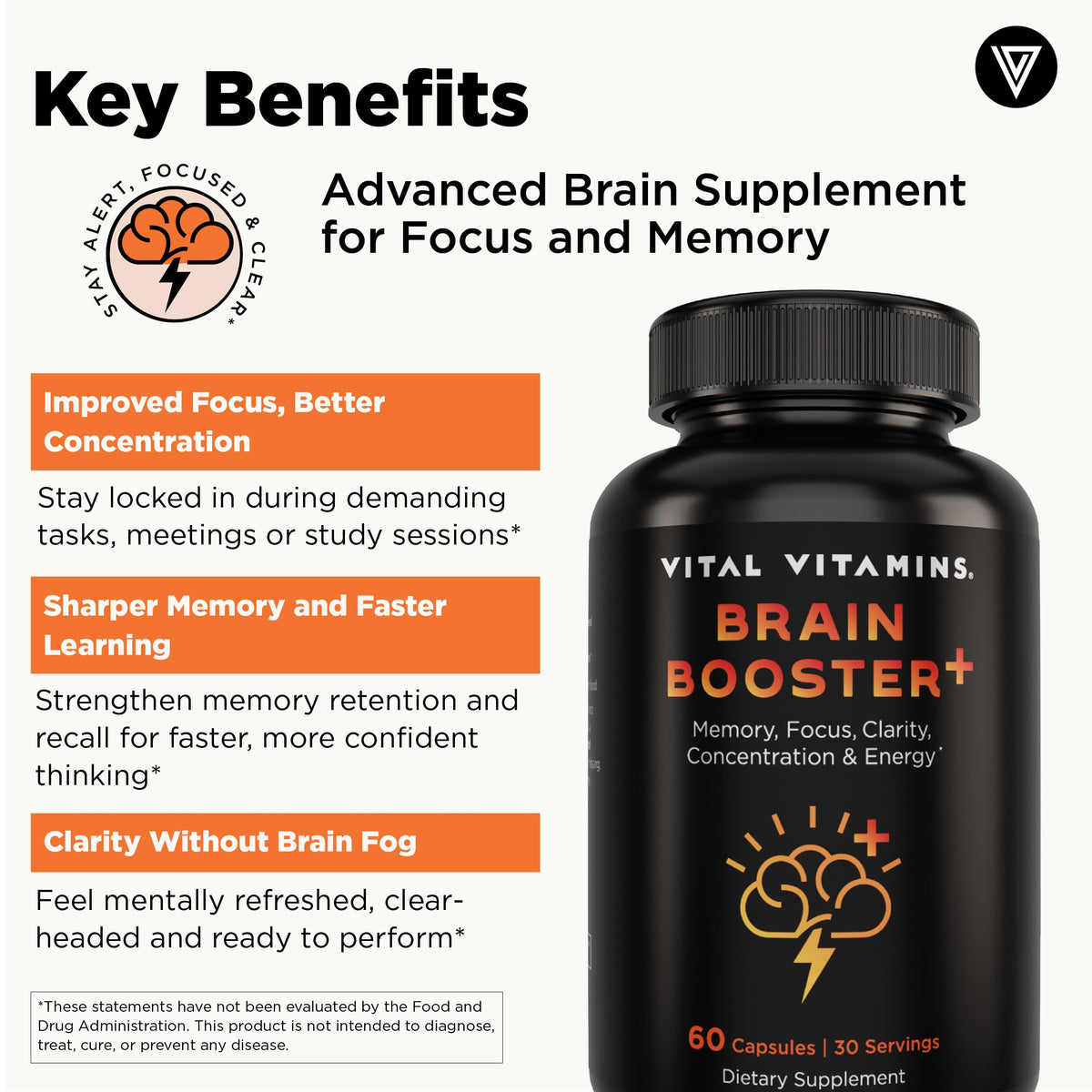 Vital Vitamins Brain Booster Parent