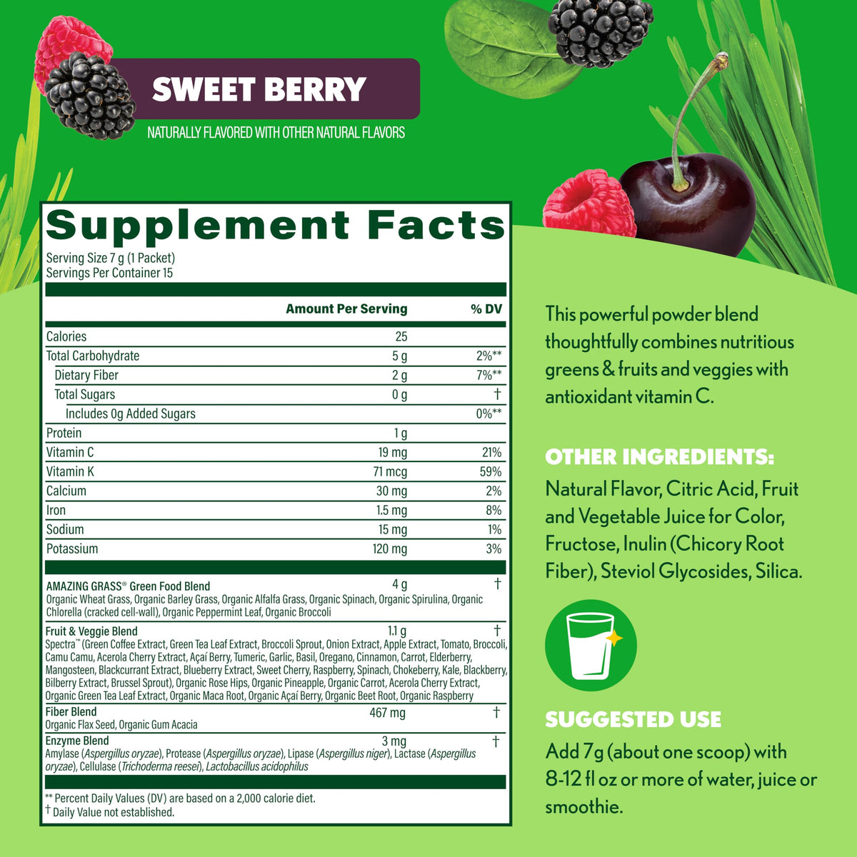 Amazing Grass Greens Blend Superfood Immunity