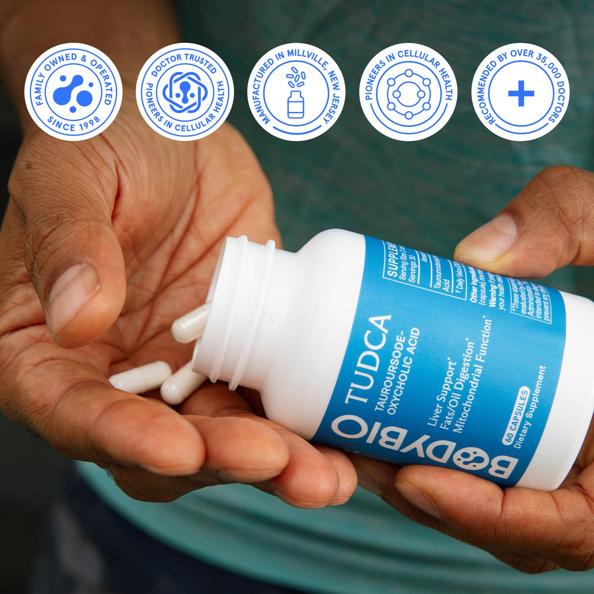 BodyBio TUDCA Liver Support Supplement - 60 Capsules - image 6