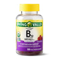 Spring Valley Adult Gummy Vitamin B12 Metabolism Support - 100 Gummies