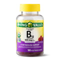 Spring Valley Adult Gummy Vitamin B12 Metabolism Support - 100 Gummies