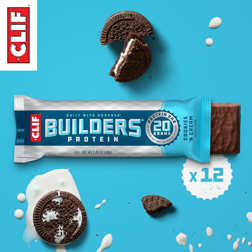 Clif Builders Protein Bars Bundle - 20g Plant Protein - 12 Count - image 3