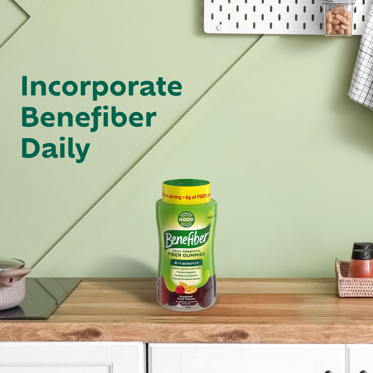 Benefiber Prebiotic Fiber Supplement Gummies
