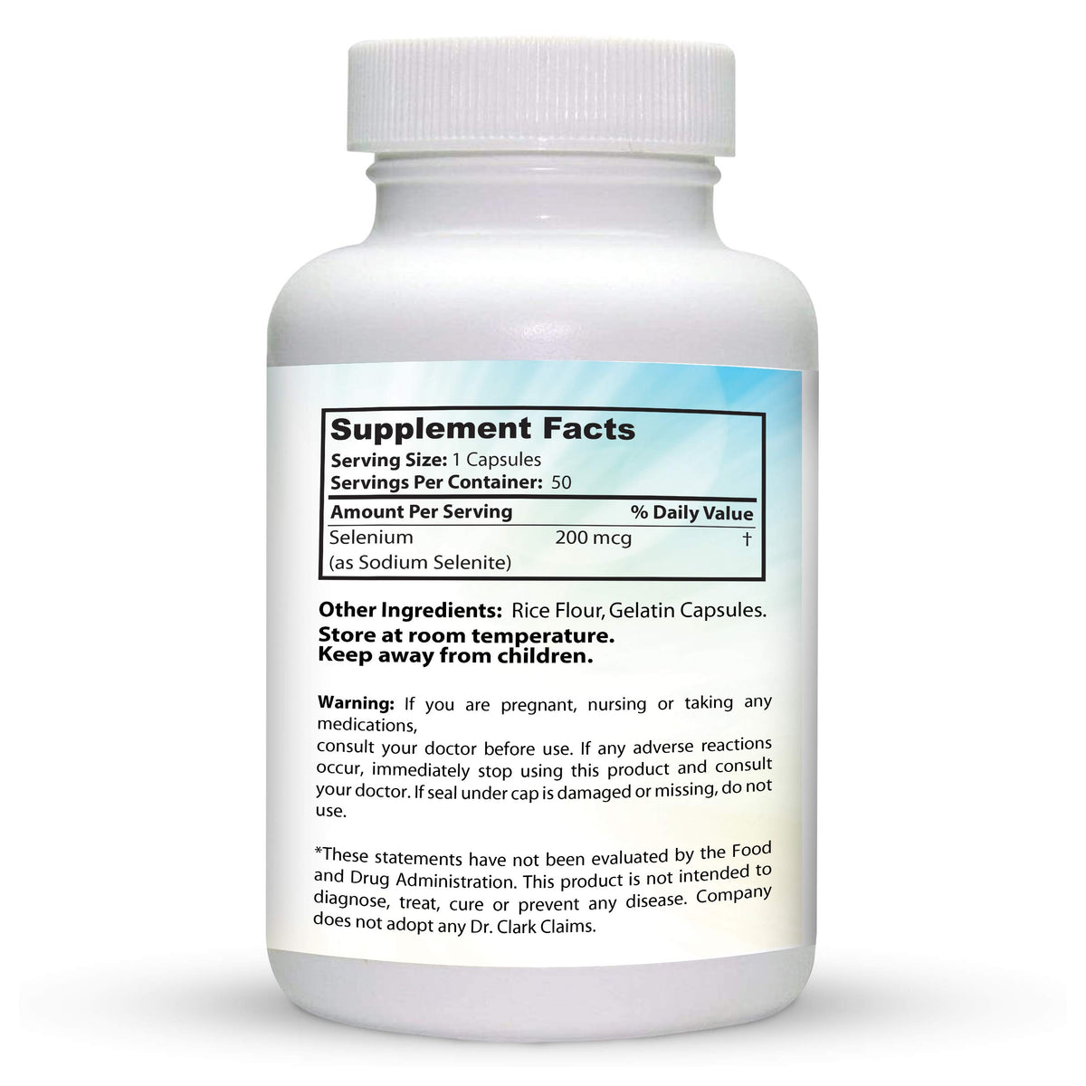 Dr Clark Selenium Supplement 200 mcg - 100 Capsules - image 4
