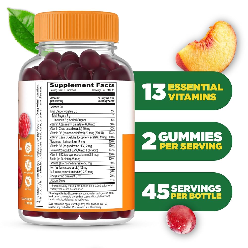 Lifeable Postnatal Multivitamin with Iron - 90 Gummies - image 2