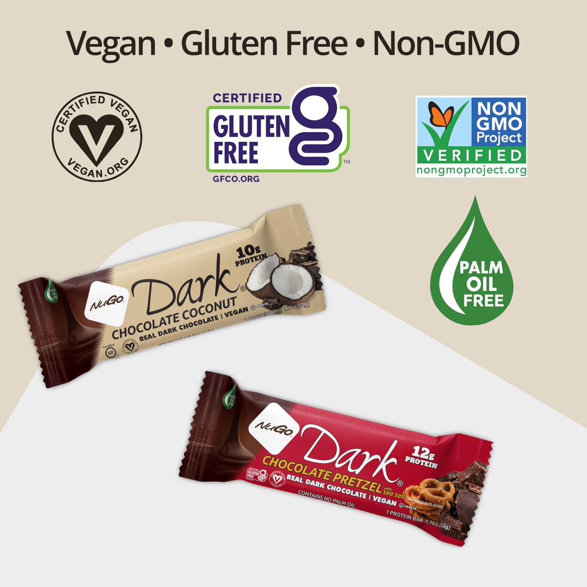 NuGo Dark Chocolate Mint Chocolate Chip Protein Bar - 12 Count - image 4