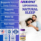 Nikoni Liposomal Natural Sleep Aid Supplement - 300 Softgels - image 8