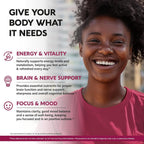 NUTRAHARMONY Vitamin B Complex for Energy & Stress Support - 120 Capsules - image 3