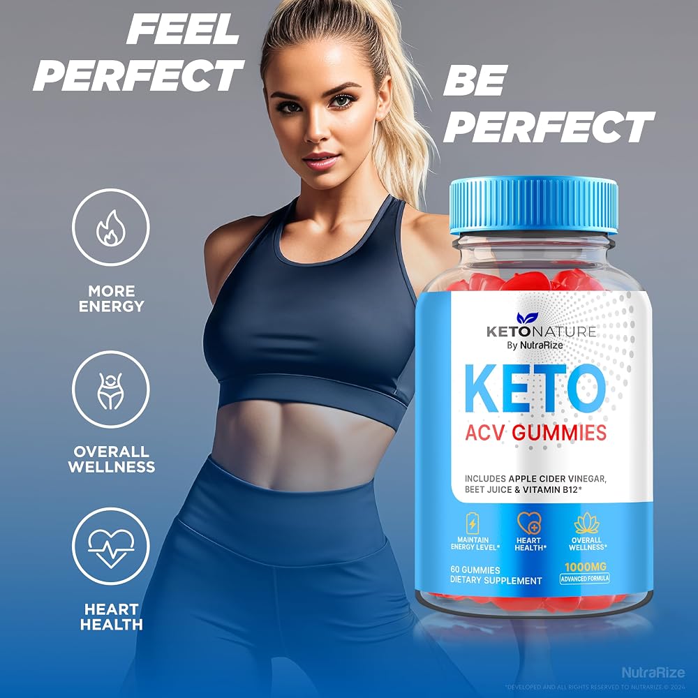 NutraRize Keto Nature ACV Gummies Apple Cider Vinegar - 180 Gummies - image 4