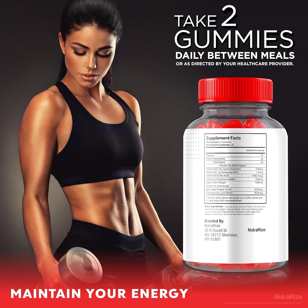 NutraRize Valiant Keto + ACV Gummies - 180 Gummies - image 6