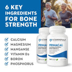 Vitaminerals Primacal Bone Support Calcium Complex - 120 Vegetarian Capsules - image 2