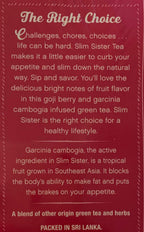 Slim Sister Acai Blackberry Green Tea with Garcinia Cambogia - 25 Tea Bags - image 3