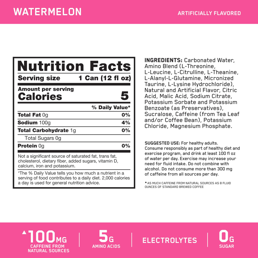Optimum Nutrition Essential Amino Energy Sparkling Hydration Drink