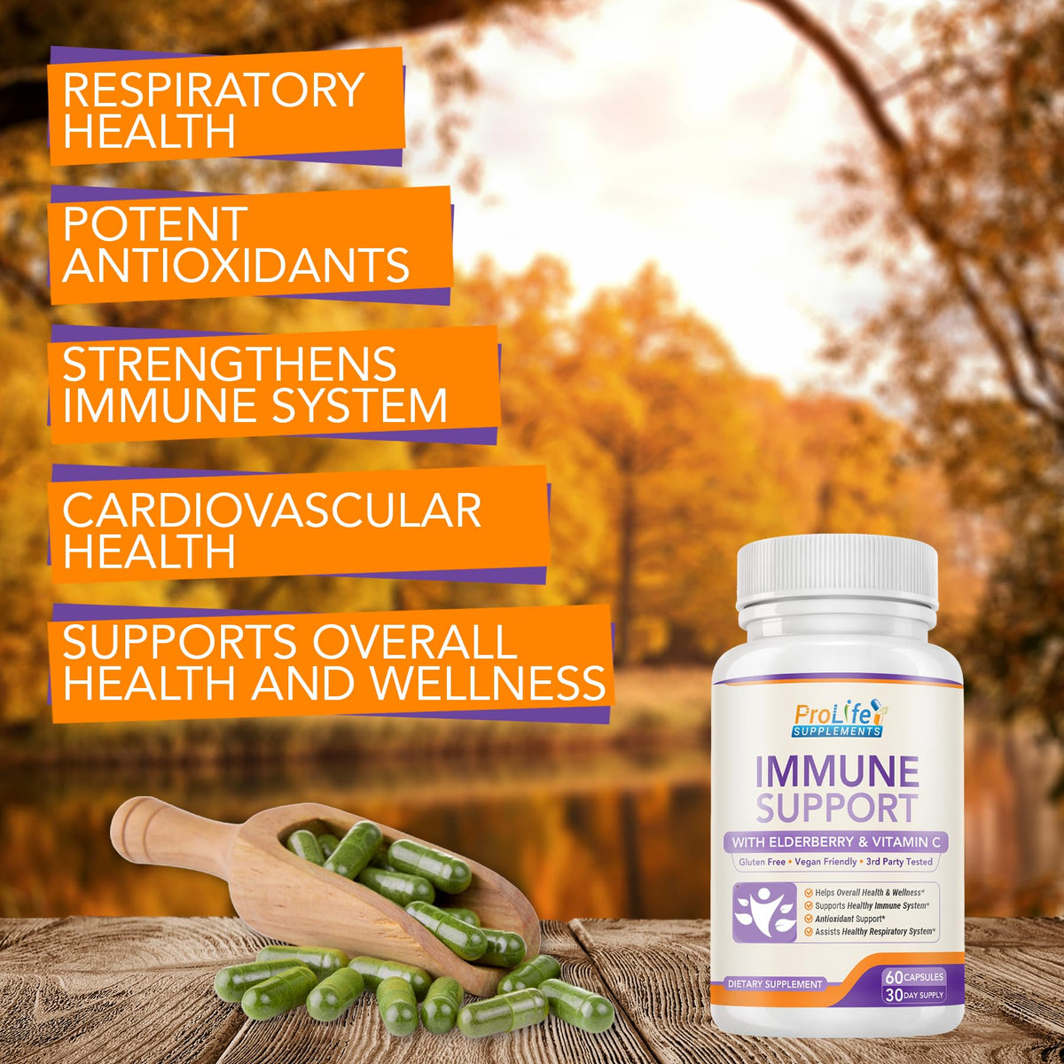 PROLIFE SUPPLEMENTS 10-in-1 Immune Support - 60 Capsules - image 4