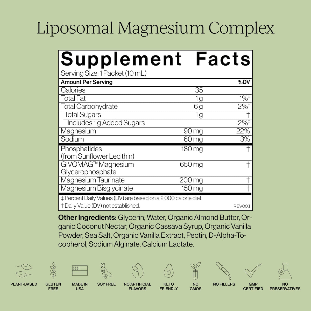 CYMBIOTIKA Liposomal Magnesium for Sleep, Calm & Muscle Support - 28 Pouches - image 6