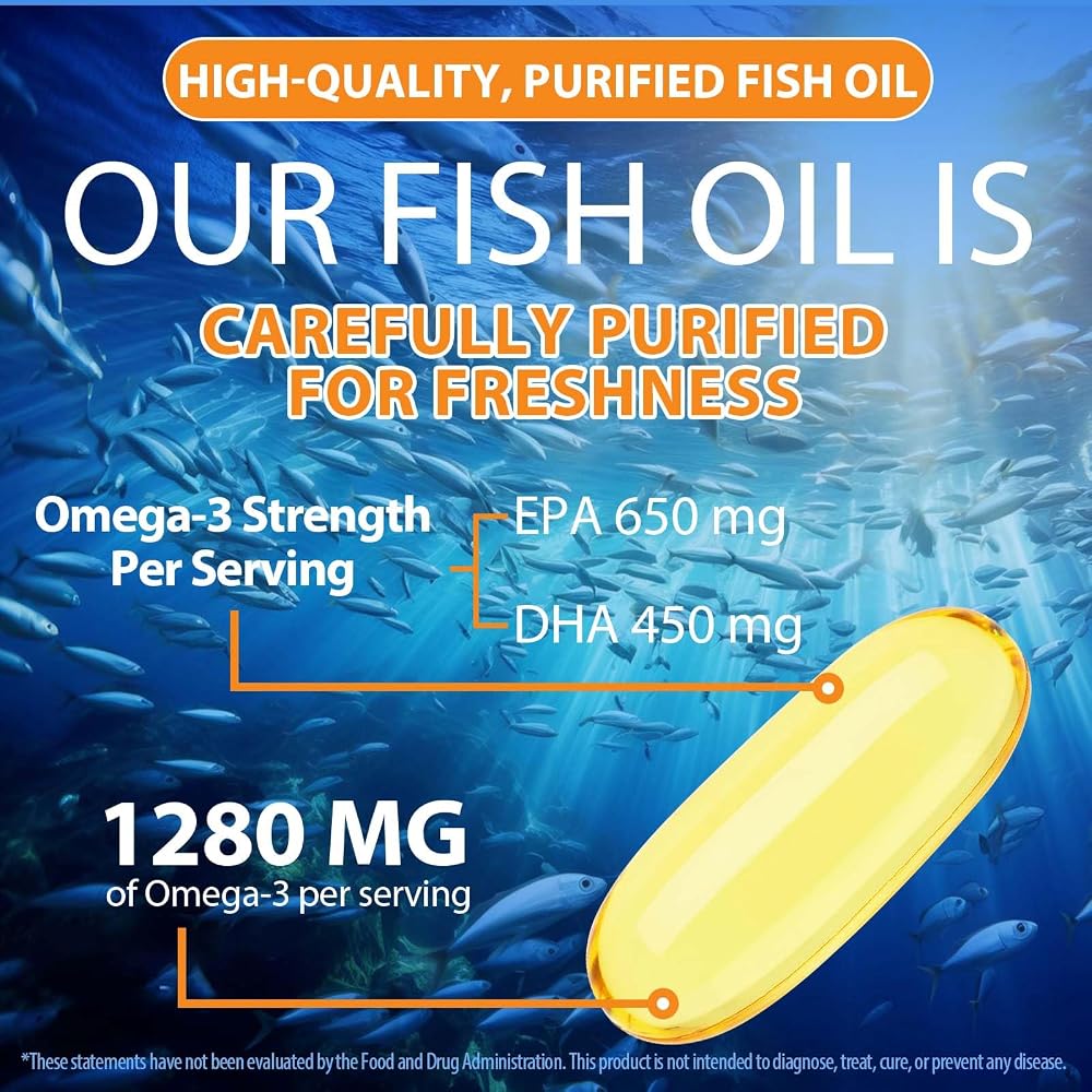 Newseel Fish Oil Omega-3 Softgels with EPA and DHA - 120 Softgels - image 3