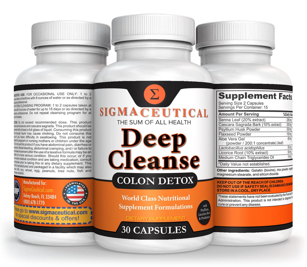 Sigmaceutical 1 Day Colon Cleanse - 30 Capsules - image 6