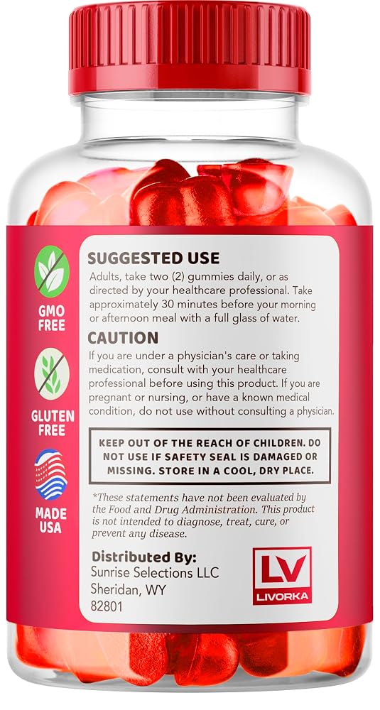 LIVORKA Fitfive Keto ACV Gummies - 180 Count (Pack of 3) - image 5