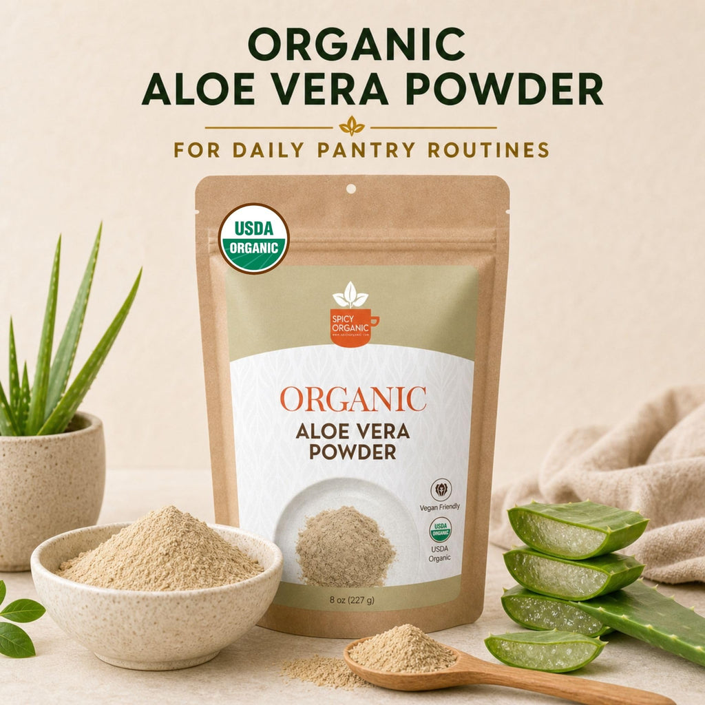 SPICY ORGANIC Organic Aloe Vera Powder