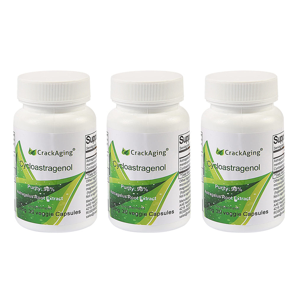 Crackaging Cycloastragenol 98% Cellular Vitality Supplement - 90 Capsules - image 6