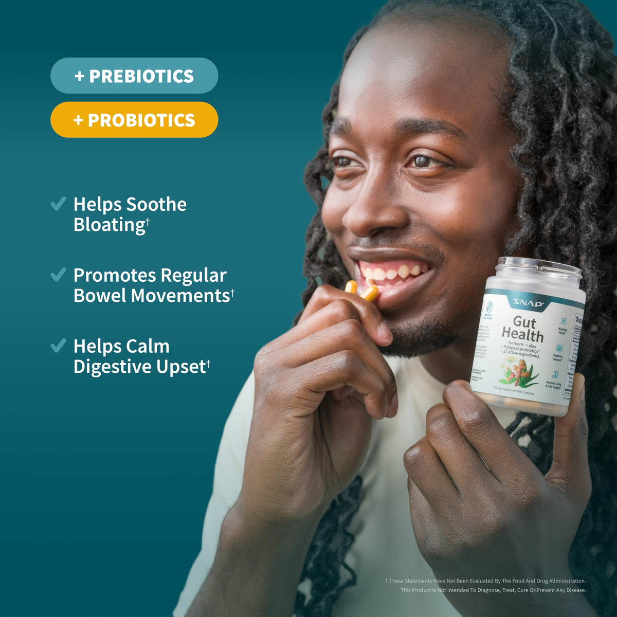 Snap Supplements Gut Health Lipase Supplement - 50 Capsules - image 4