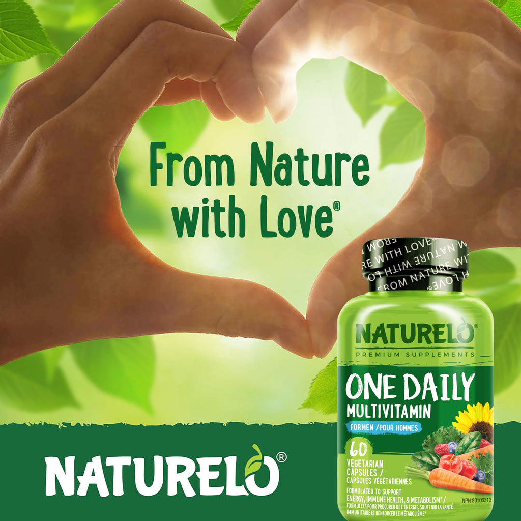 NATURELO Multivitamin for Men - One Daily, 60 Vegetarian Capsules
