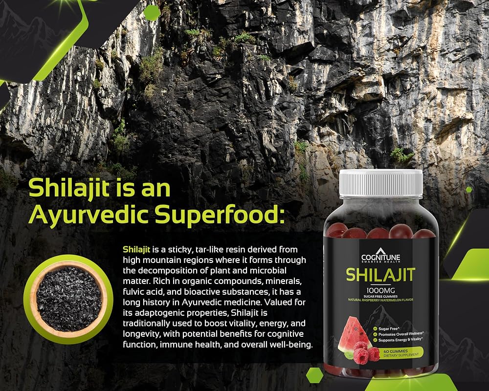 CogniTune Pure Himalayan Shilajit Gummies - 60 Count - image 8