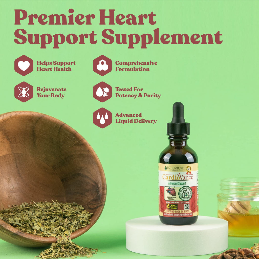 Rejuvica Health CardioVance - Heart Support Supplement - Liquid