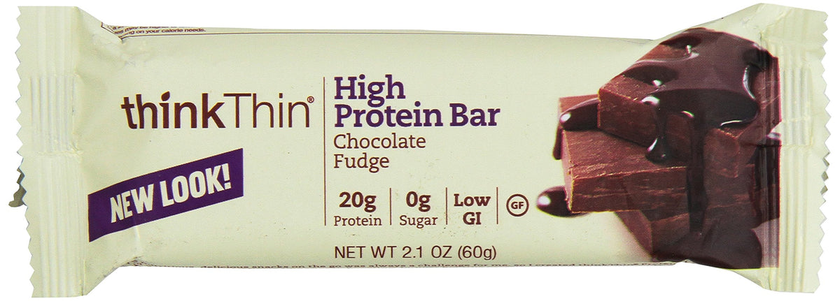 thinkThin Protein Bars Chocolate Fudge - 10 Count