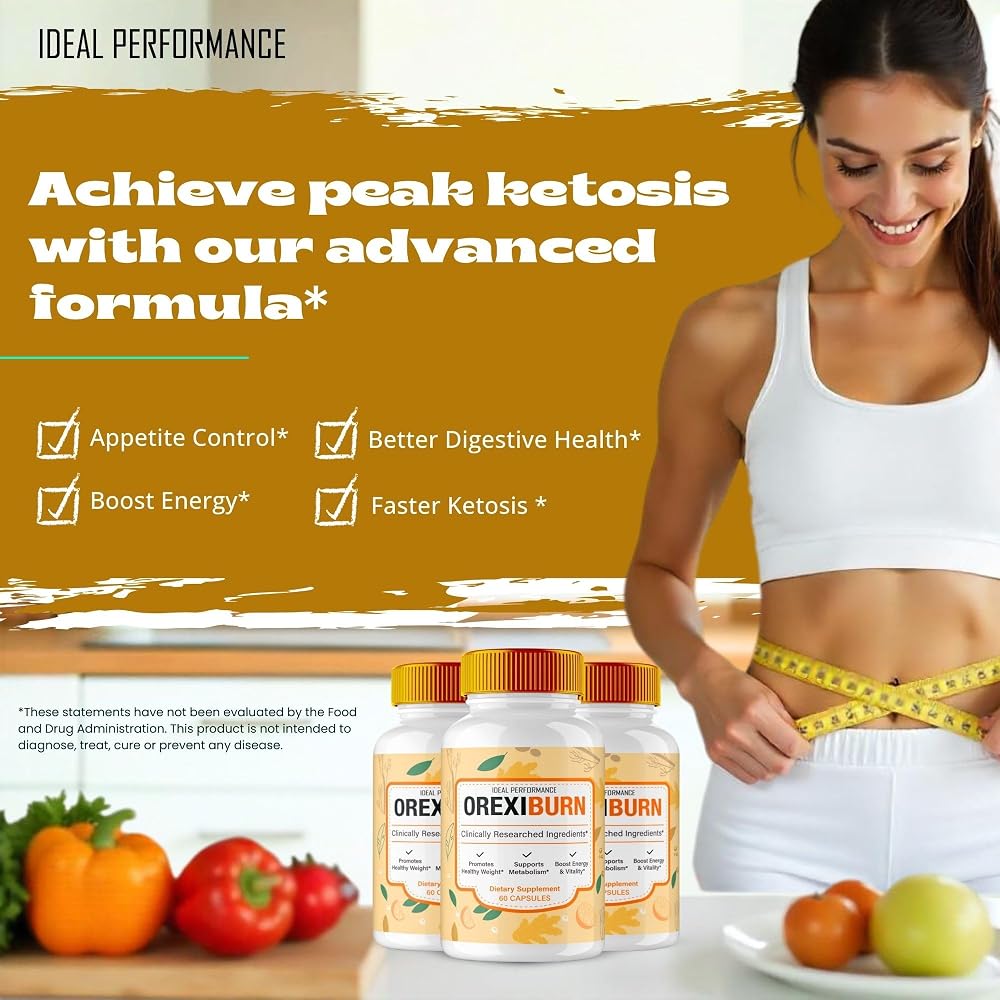 IDEAL PERFORMANCE OrexiBurn Keto Capsules Advanced Formula - 180 Capsules - image 5