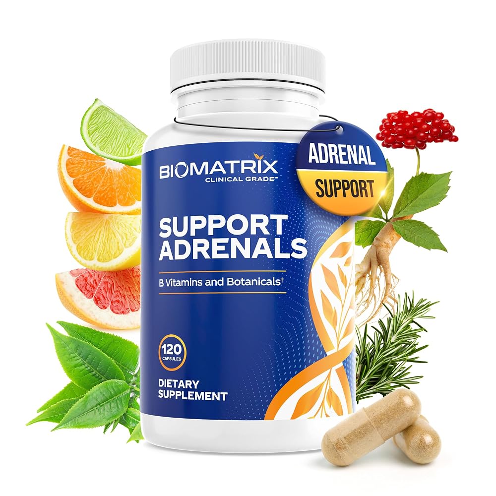 BioMatrix Adrenal Fatigue Supplement Cortisol Manager - 120 Capsules