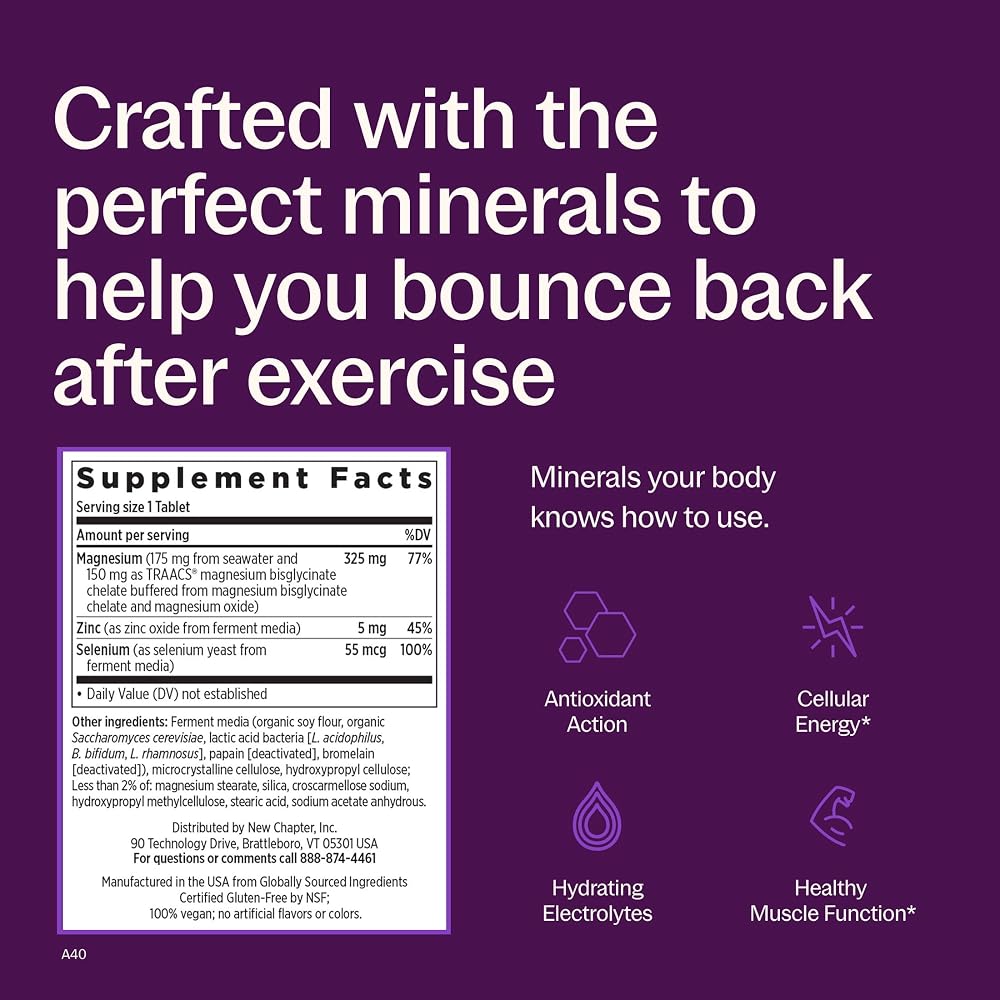 New Chapter Magnesium-Selenium-Zinc Supplement