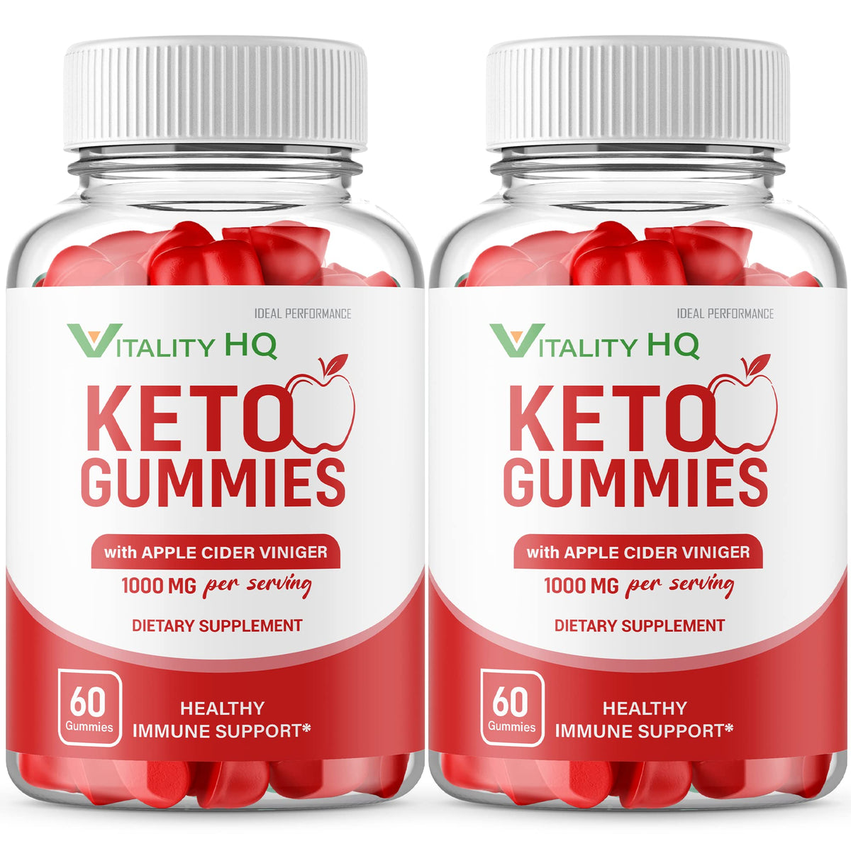 IDEAL PERFORMANCE Vitality Ketos ACV Gummies - 120 Gummies