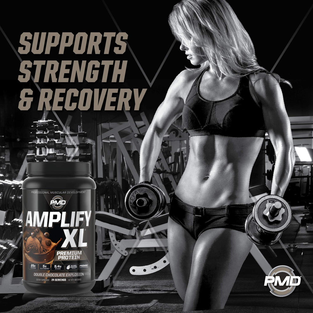 PMD Sports Amplify XL Whey Protein Hydro Greens Blend