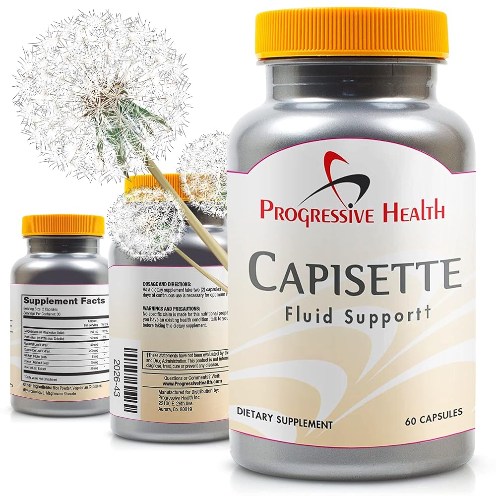 Progressive Health Capisette Water Retention Support - 60 Capsules