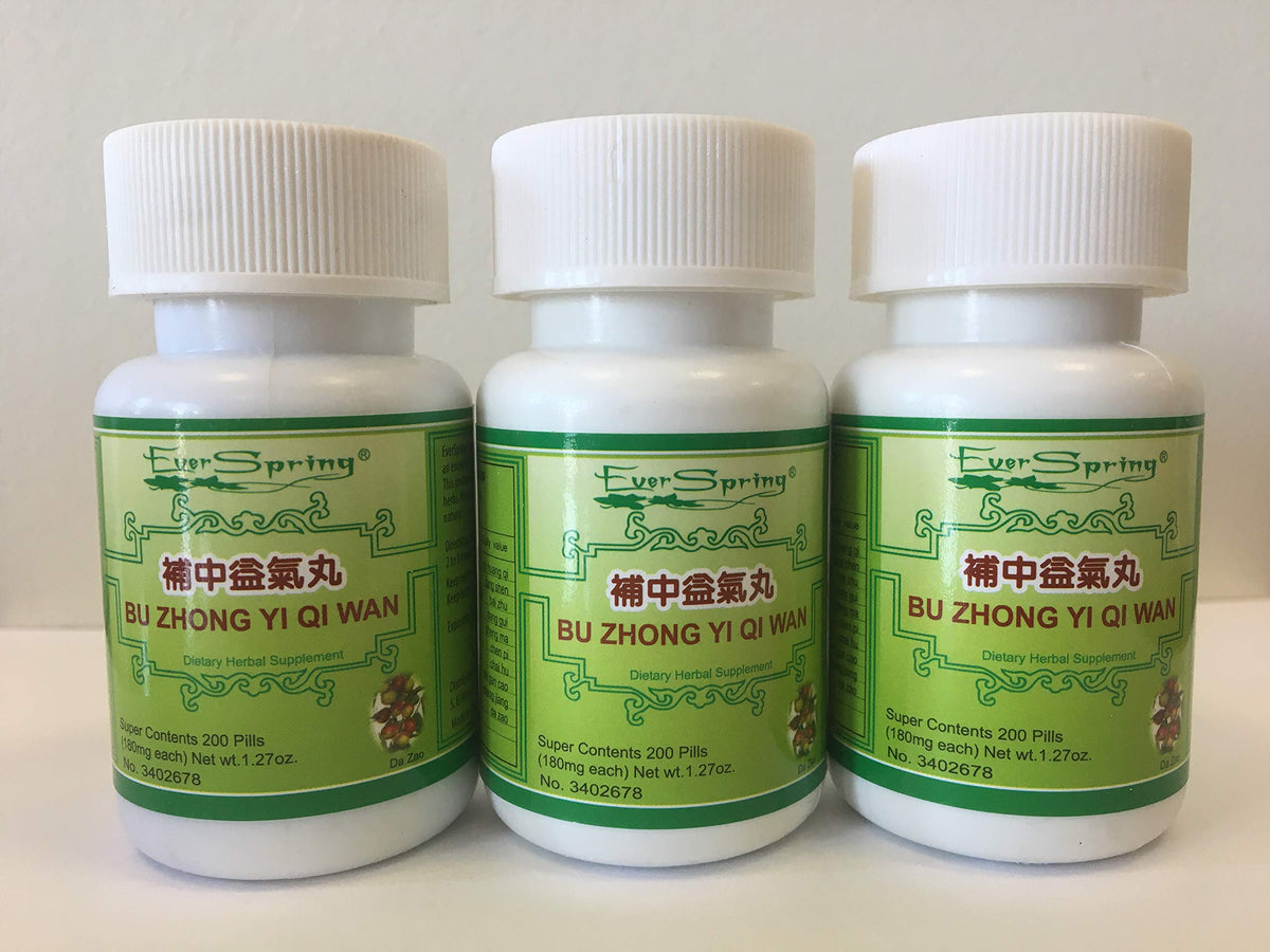 Everspring Bu Zhong Yi Qi Wan Herbal Supplement - 200 Pills
