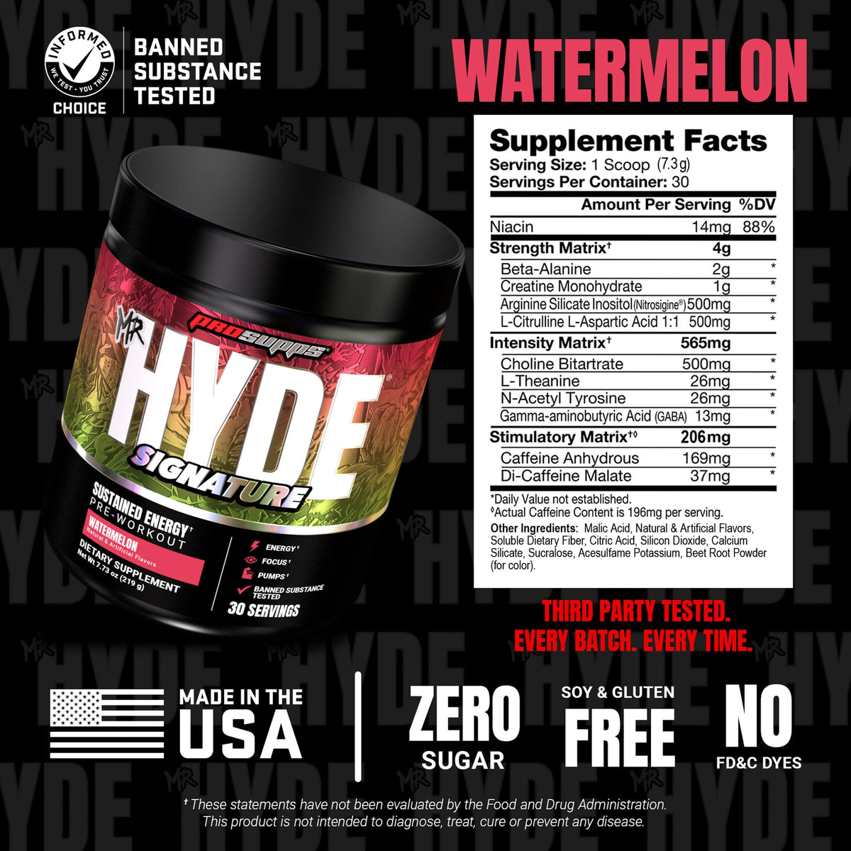 ProSupps Mr. Hyde Signature Pre Workout Powder with Creatine