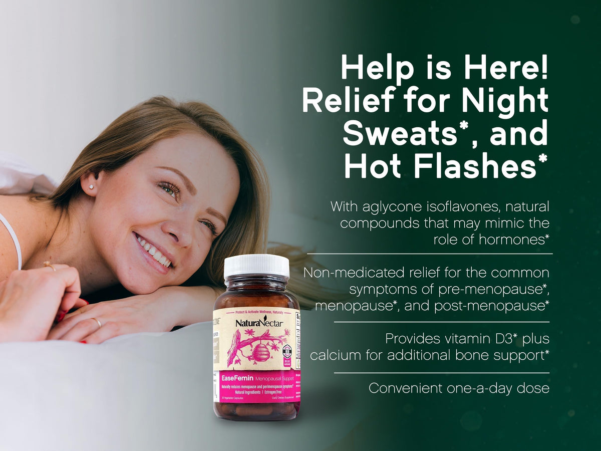 NaturaNectar EaseFemin Menopause Support Red Bee Propolis - 30 Capsules - image 3