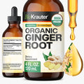 BIO KRAUTER Organic Ginger Root Digestive & Respiratory Support - 4 Fl Oz