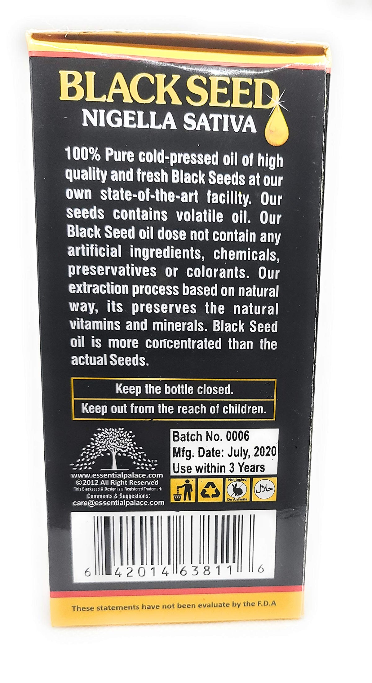Essential Palace Black Seed Oil - 8 Fl Oz - image 3